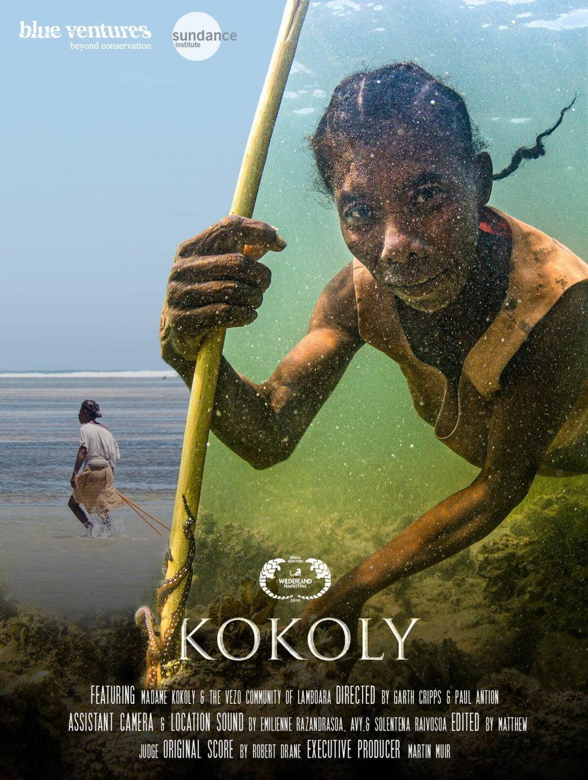 The poster of short documentary film Kokoly by Blue Ventures
